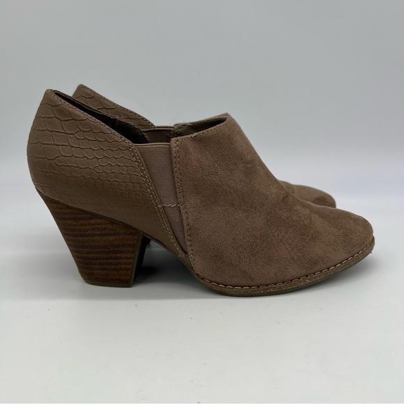 Dr. Scholl's Shoes - Dr Scholls  Womens Charlie Brown  Sude Pull On  Ankle Boots Size 7.5
